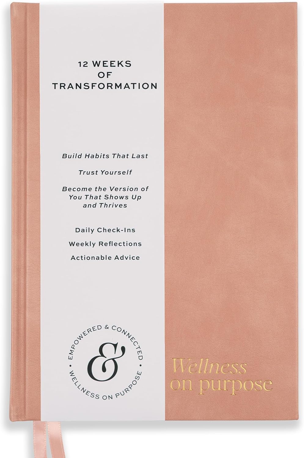 Paper & Progress Wellness Journal – 12-Week Fitness & Self Care Journal for Women | Daily Habit Tracker, Meal Planner, Workout Log, Weekly Reflections & Mindset Coaching Prompts