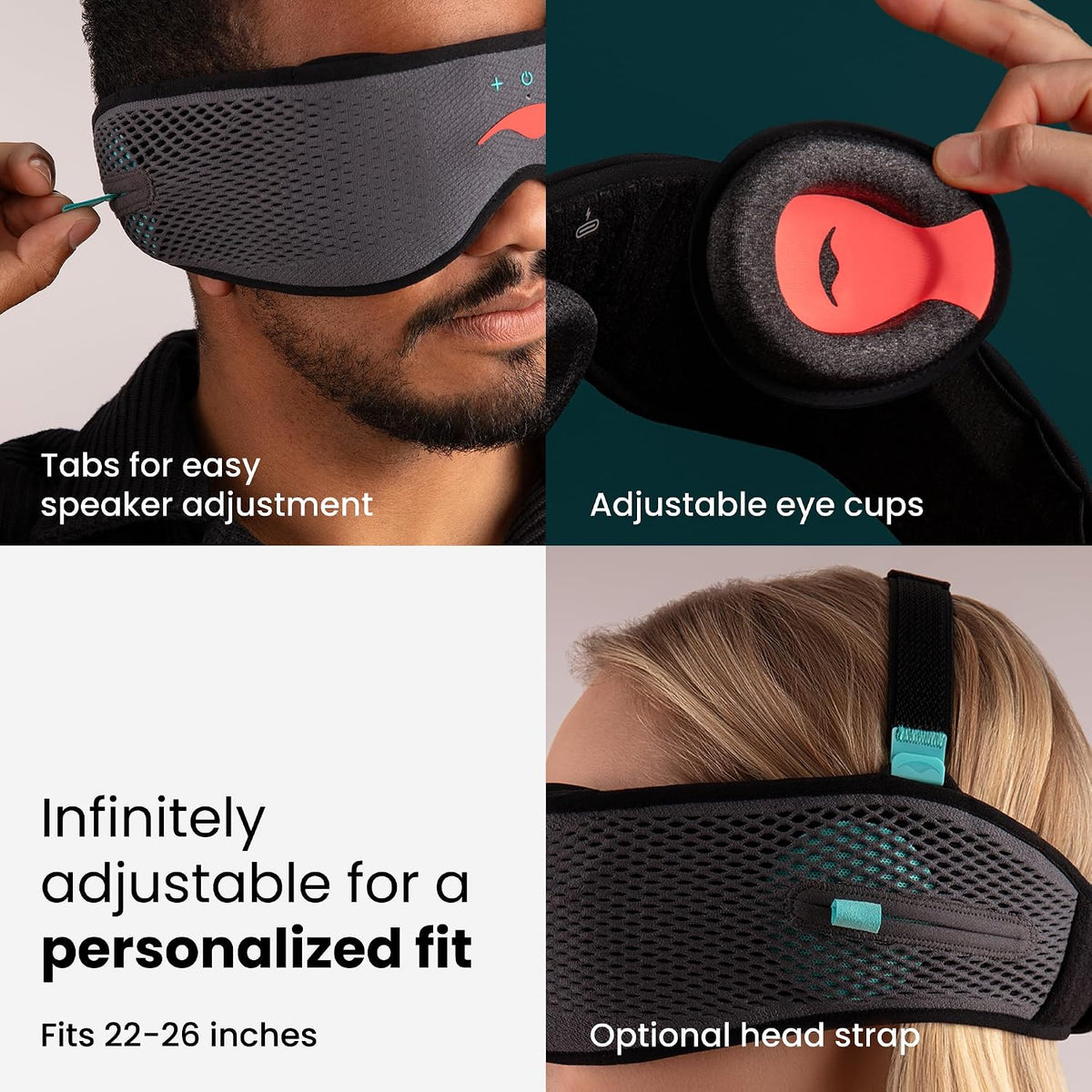 Manta Sound Sleep Mask – Bluetooth® Sleep Mask with 24-Hour Battery Life