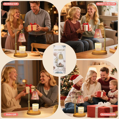 Hong-in Candle Warmer Lamp with Timer,Birthday Gifts for Women Mom Sister