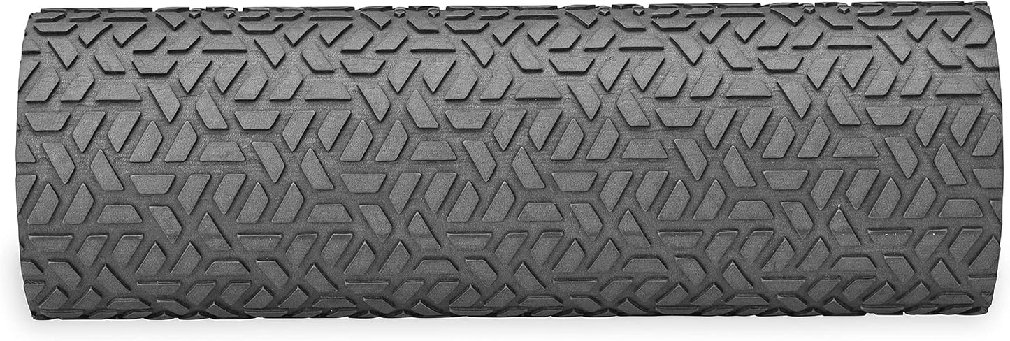 Gaiam Restore Compact Textured Foam Roller, 12", Muscle Recovery | 12"L x 4" Diameter | Textured Surface | Deep Tissue Massage | Travel-Friendly | Muscle Recovery