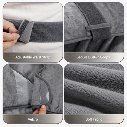 Wearable Heating Pad for Back Neck and Shoulders, Heating Wrap for Pain Relief, Gifts for Mom Grandma Women, Birthday Gifts for Women Men, Gifts for Women, Mothers Day Gifts