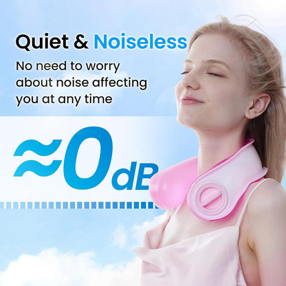 Neck Cooler for Hot Weather, Reusable Wearable Ice Water Neck Wrap with Wide Mouth for Ice Cubes, U-Shaped Cooling Neck Pack for Summer Heat, Outdoor Work, Sports, Travel & Hot Flashes, Blue