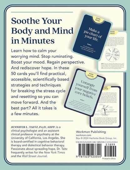 The Stress Resets Deck: 50 Cards to Help You Feel Better in Minutes