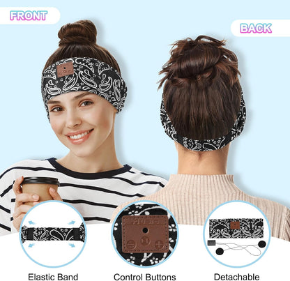 2-Pack Sleeping Headphones, Headband Headphones for Side Sleepers