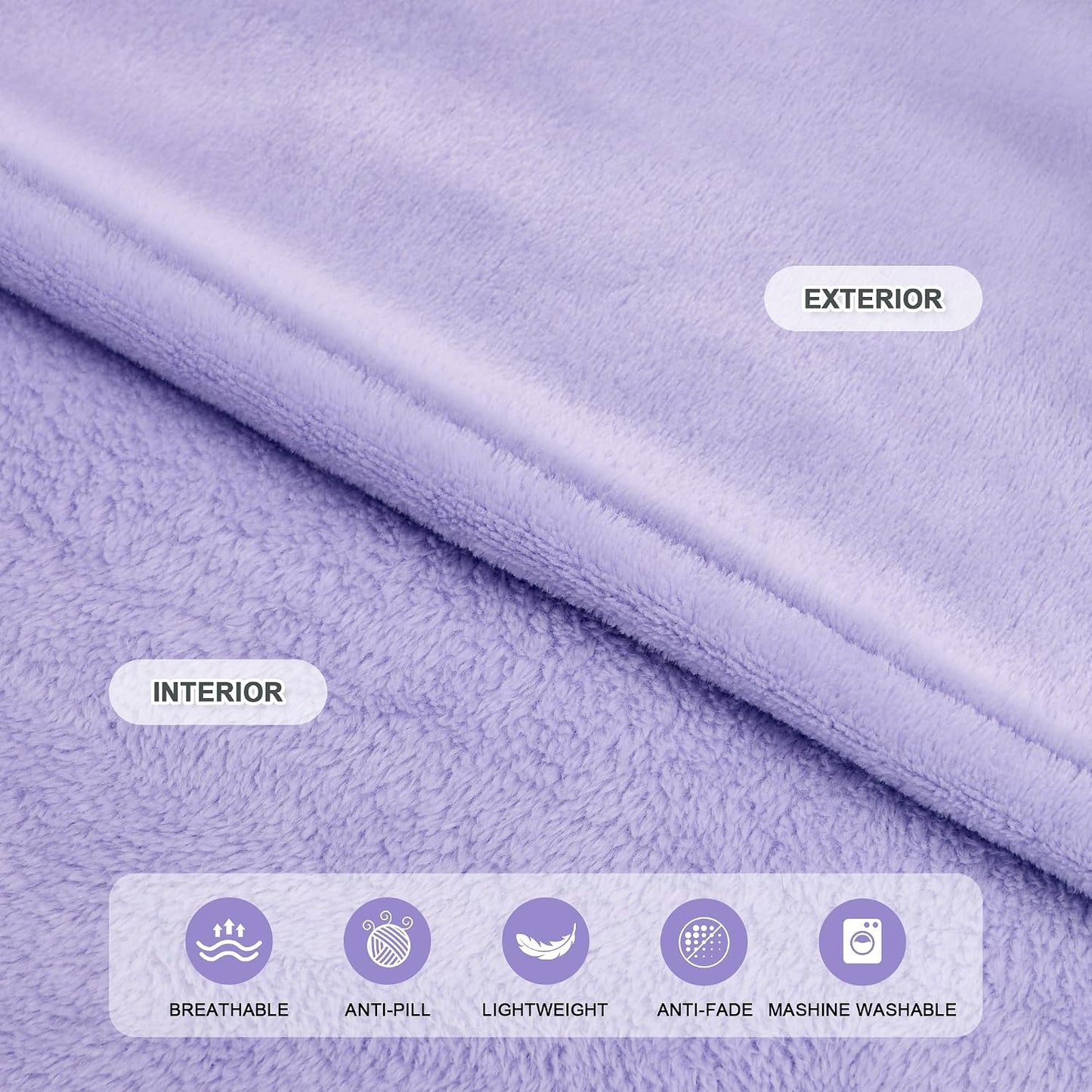 IFNOW Fleece Wearable Blanket with Sleeves, Oversized Snuggle Robe