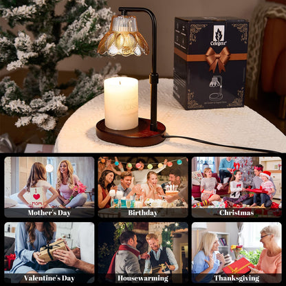 Candle Warmer Lamp with Timer,Birthday Gifes for Women and House Warming