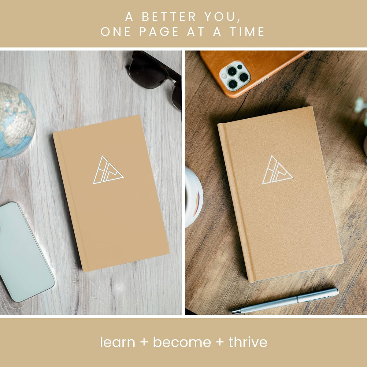 Self-Mastery Journal for Men with Prompts - 13 Week Guided Gratitude Journal - 5 Minute Journal - Reflection Manifestation Journals for Mindfulness - Self Care Journal - Goal Journal for Women & Men