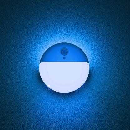 Small Motion Sensor Amber Night Light Battery Operated, Toilet Light | 2 Pack, 3 Modes, Dimmable 1-15lm, Dim Light Soft Glow, No Plug, Wireless Stick on Light for Bedroom, Sleep, Bathroom, Kids