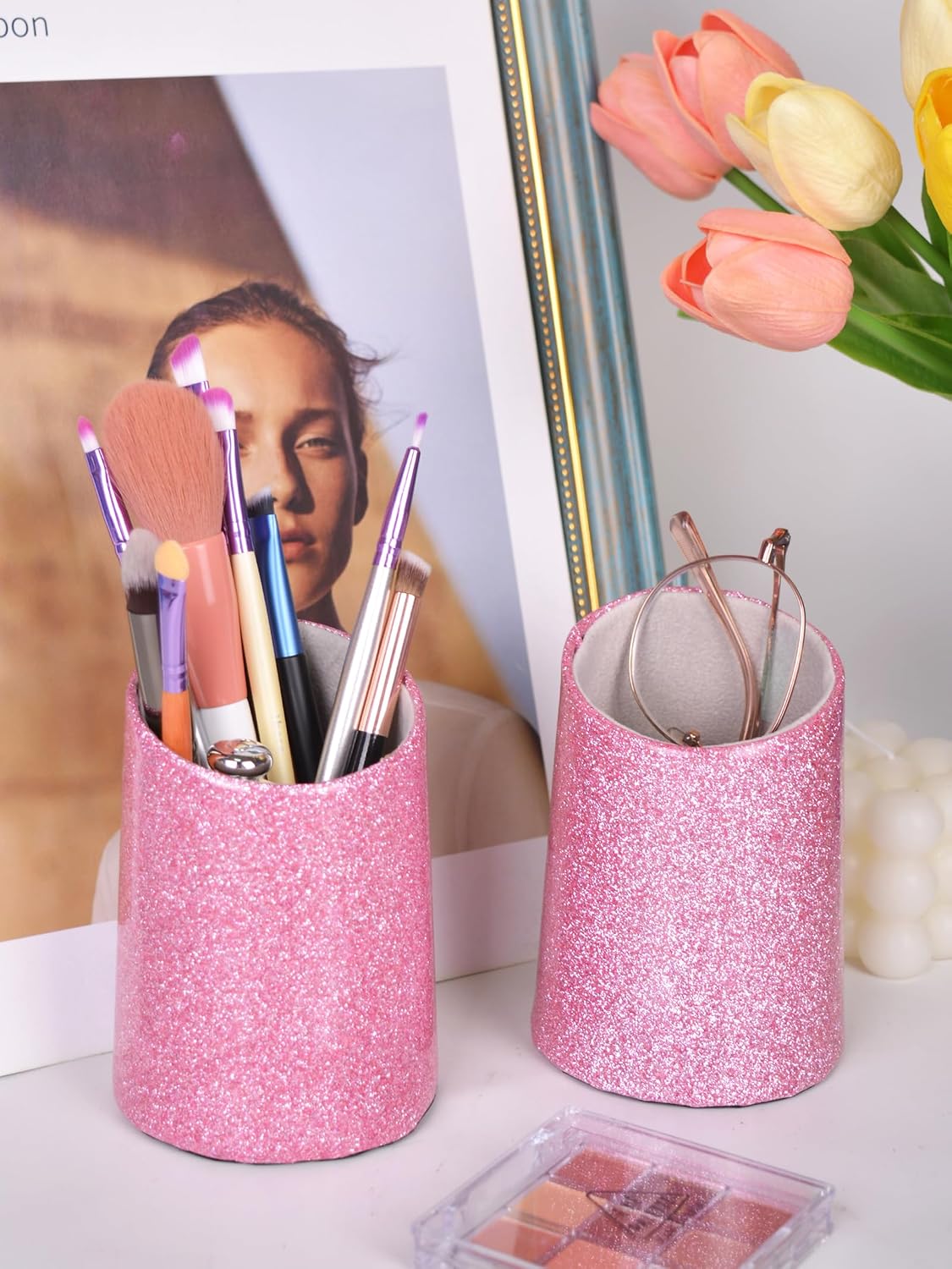 Baitaihem Eyeglasses Holder Stand Protective Glasses Holder For Desks Or Nightstands Pack of 2