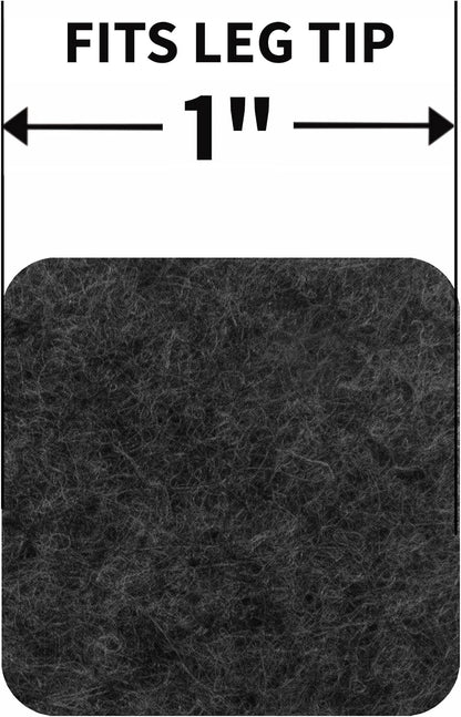 SoftTouch 1.5" Round Reusable Felt Furniture Sliders for Hard Surfaces, Noise-Reducing Adhesive Furniture Moving Pads for Beds, Sofas, Dressers, Set of 24, Beige