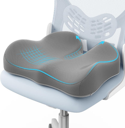 A-Pce Ergonomic Seat Cushion, Non-Slip Seat Cushion for Office Chair, Black