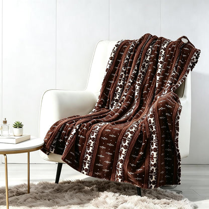 Tefici Electric Heated Blanket, Super Cozy 2-Layer Flannel Heated Throw