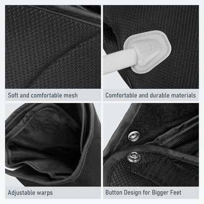 QUINEAR Leg Massager with Heat, Compression Device for Legs, Heated Compression Boots Foot Calf Massage Machine Foot and Leg Pumps Massager