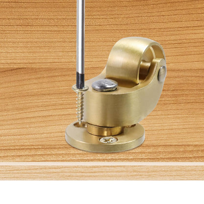Semetall 4PCS Swivel Caster Wheels Square Cup Furniture Castors (Bronze) | 150kg Load Capacity, with Screws for Piano Feet, Sofa, Table, 1.02 Inch (26mm) Wheels