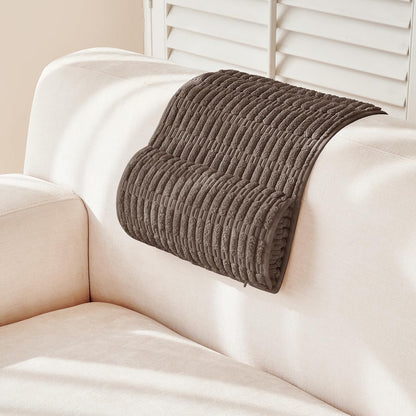 Headrest and Support Pillow,Recliner Pillow for Neck, Head, or Foot for Office or Massage Chairs, Neck Pain Relief and Cervical Support. Nonslip, Zipped Cover.(Cream, 5.5" Wx13 Lx3 H)