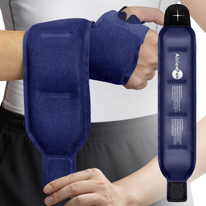 Wrist Ice Pack Wrap for Carpal Tunnel Relief, Gel Ice Packs for Injuries Reusable for Wrist Hand Pain, Hot Cold Compress Brace for Achilles Tendonitis, Tenosynovitis