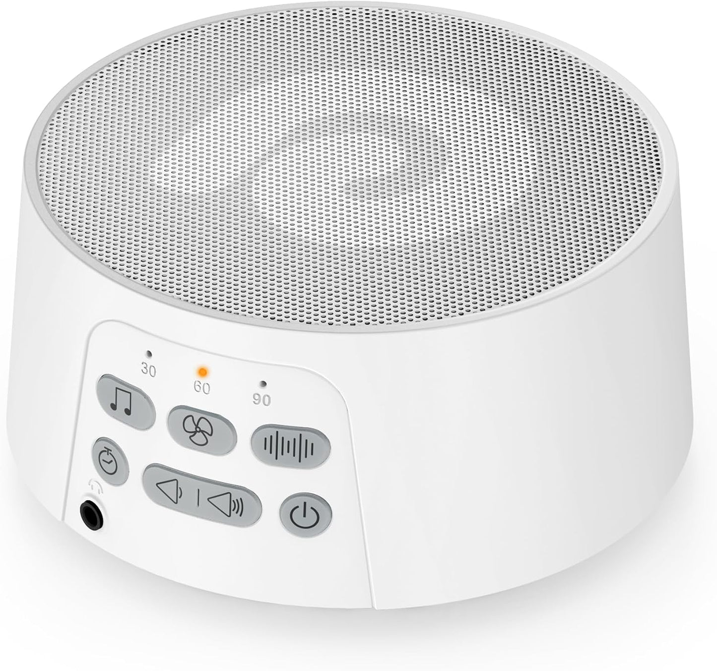 Dreamegg White Noise Machine, Sound Machine for Sleeping Baby, Kids, Adult | Portable Sound Machine for Sleep, 29 HiFi Sound, Battery/Adapter, Sound Therapy for Home Office Travel, Black