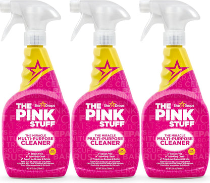 The Pink Stuff Miracle Multi-Purpose Cleaner Spray, 30 fl oz | Now 20% More, All-Purpose Cleaning Solution, For Kitchens, Bathrooms, Floors & More, Cuts Through Grease & Grime, Powerful