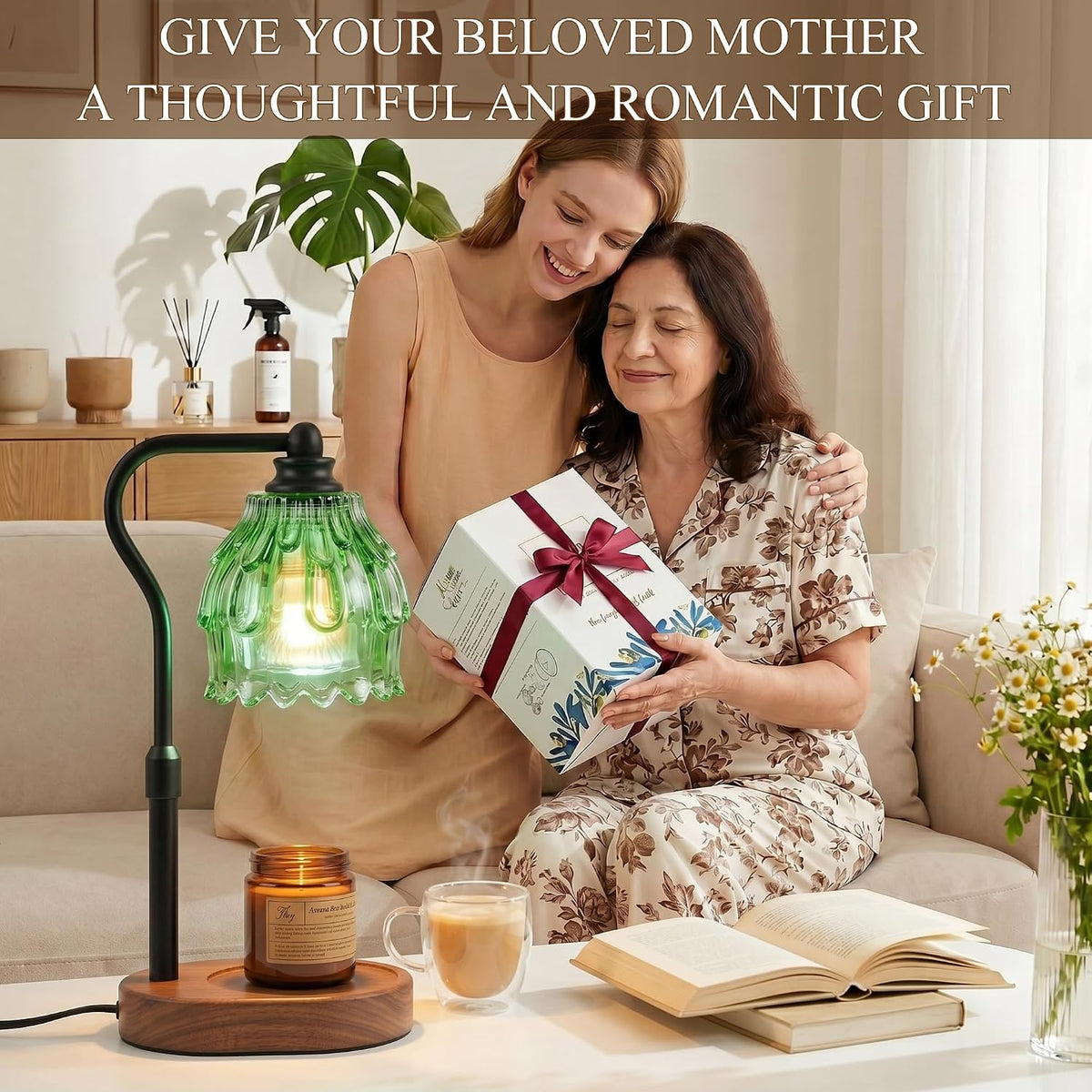 Candle Warmer Lamp with Timer and Wireless Remote Control