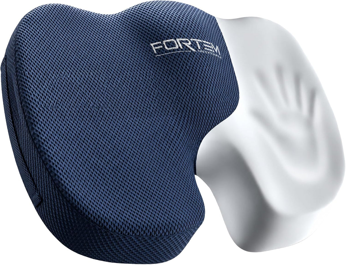 FORTEM Seat Cushion, Office Chair Cushion for Tailbone Sciatica Pain Relief