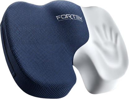 FORTEM Seat Cushion, Office Chair Cushion for Tailbone Sciatica Pain Relief