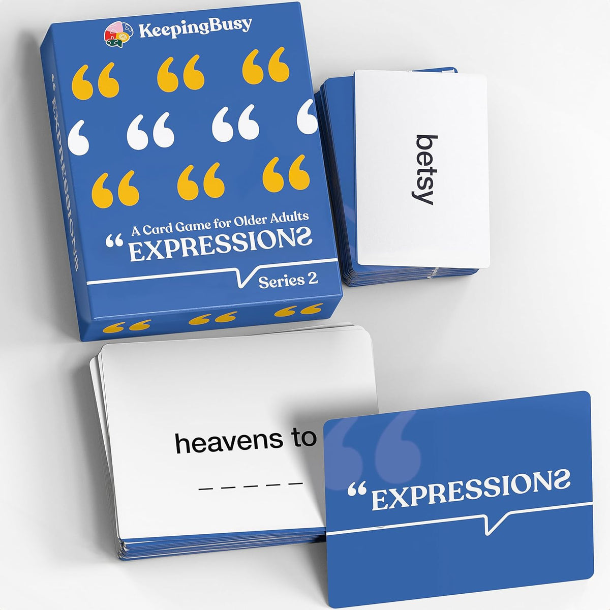 Keeping Busy Expressions Set 1 Dementia Activities for Seniors | Alzheimer Products for Elderly Patients | Fun Memory Game Toy & Cognitive Brain Puzzle for Senior Citizens w/Memory Loss or Alzheimers