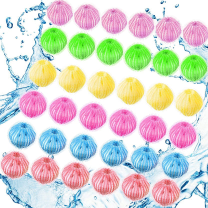 Blulu 18 Pieces Pet Hair Remover for Laundry, Classic Color | Reusable Washing Machine Hair Catcher Pet Dog Cat Fur Catcher Lint Remover from Laundry