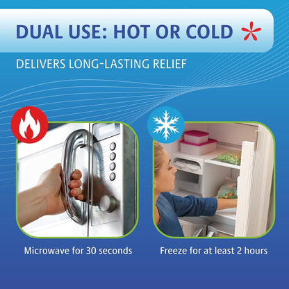 Reusable Ice Packs for Injuries – 14 x 11 Flexible Gel Ice Pack for Knee, Back, Shoulder Pain Relief, Soft Cold Compress for Swelling, Hot & Cold Therapy