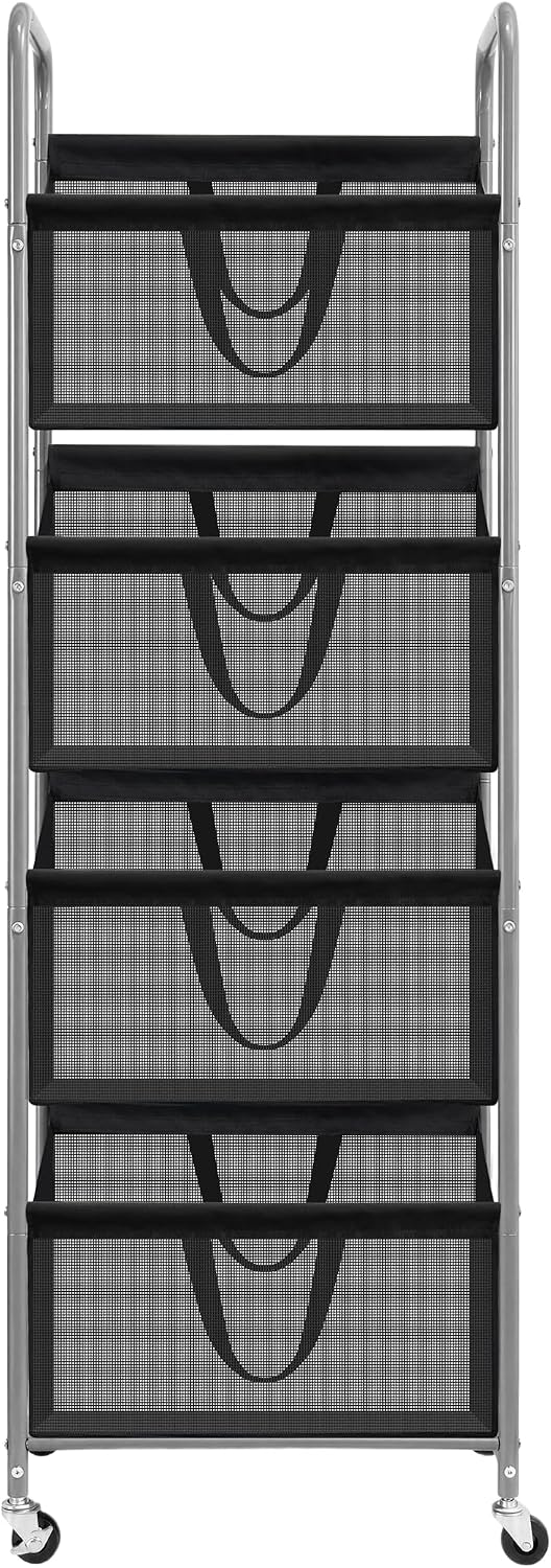 STO STO 3-Tier Vertical Rolling Laundry Hamper, Removable Bags, Black Mesh | 120L Capacity, Space-Saving Vertical Design, Rust-Resistant Steel Frame, Lockable Wheels, Ideal for Apartments & Small Spaces