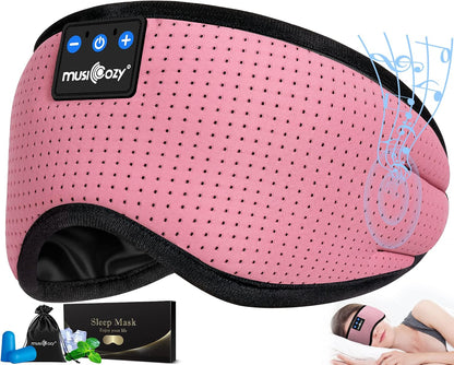 MUSICOZY Sleep Headphones Bluetooth 5.4 Sleep Mask with HD Sound