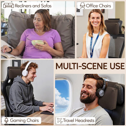 Neck Pillow for Recliner Chair, Adjustable Recliner Pillow for Headrest