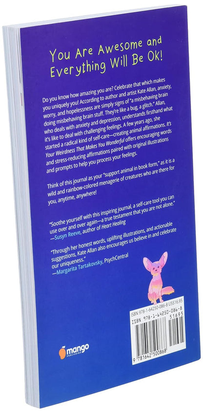 It’s Your Weirdness that Makes You Wonderful: A Self-Acceptance Prompt Journal (Art Therapy, Anxiety Journal for Strong Women) (TheLatestKate)