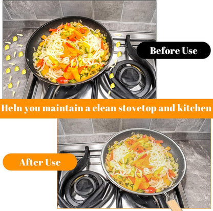 8.3Inch Grease Splatter Screen, Stainless Steel Grease Splatters Guard with Wood Handle Hot Oil Splash Protector Splatter Screen for Frying Pan Kitchen Cooking Gadgets Supplies