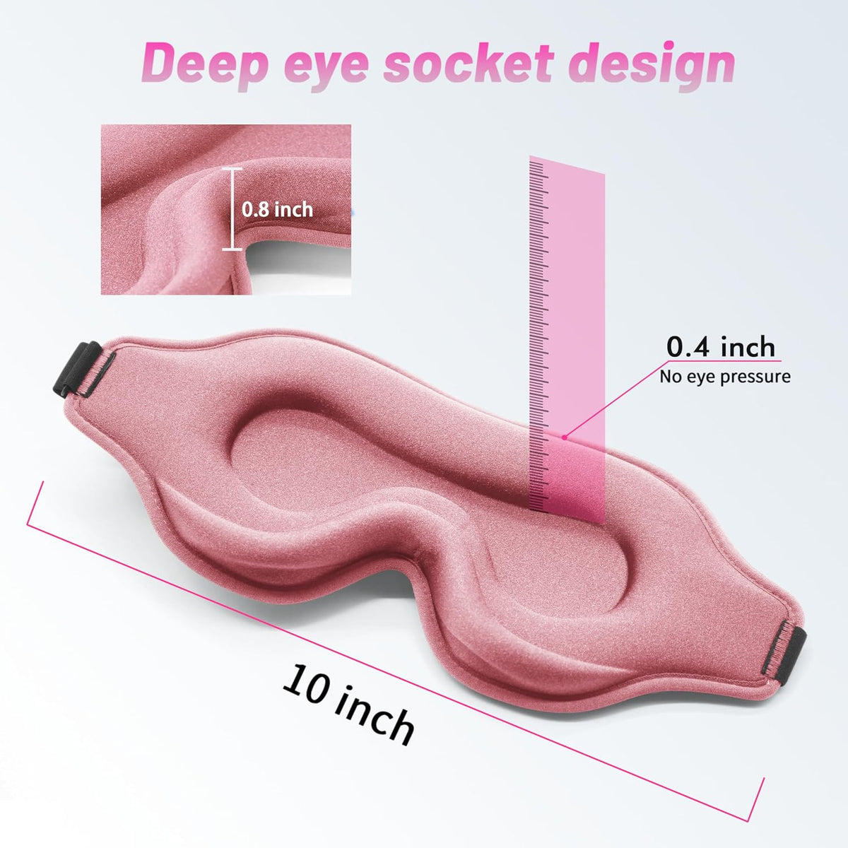 3D Weighted Eye Mask for Lash Extensions, Eye Covers for Sleep