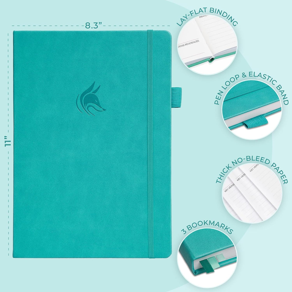 Clever Fox Mental Health & Anxiety Journal CBT Prompts 5.8x8.3 Lavender