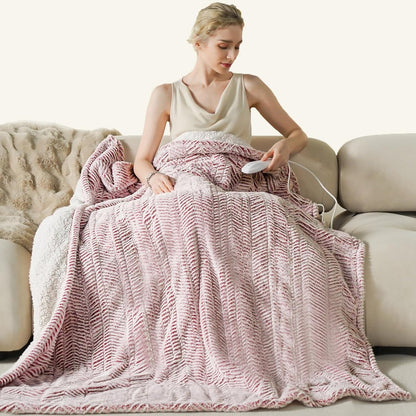 Templewet Heated Blanket Throw 50" x 60",Cute Electric Blanket,Racoon | Timer Settings,Auto Off,Soft Sherpa Heated Throw Blanket,Machine Washable,Fast Heating for Sofa Bed Office Use,Gifts for Mom