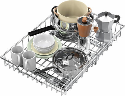 Simple Houseware Under Cabinet Pull Out Sliding Shelf, 21" Dx11 W, Chrome