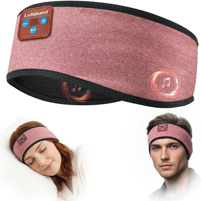 Lullaband Sleep Headphones, Bluetooth Headband Headphones with 12-Hour Battery, Soft Headband for Sleeping, Travel, Exercise, Yoga & Relaxation