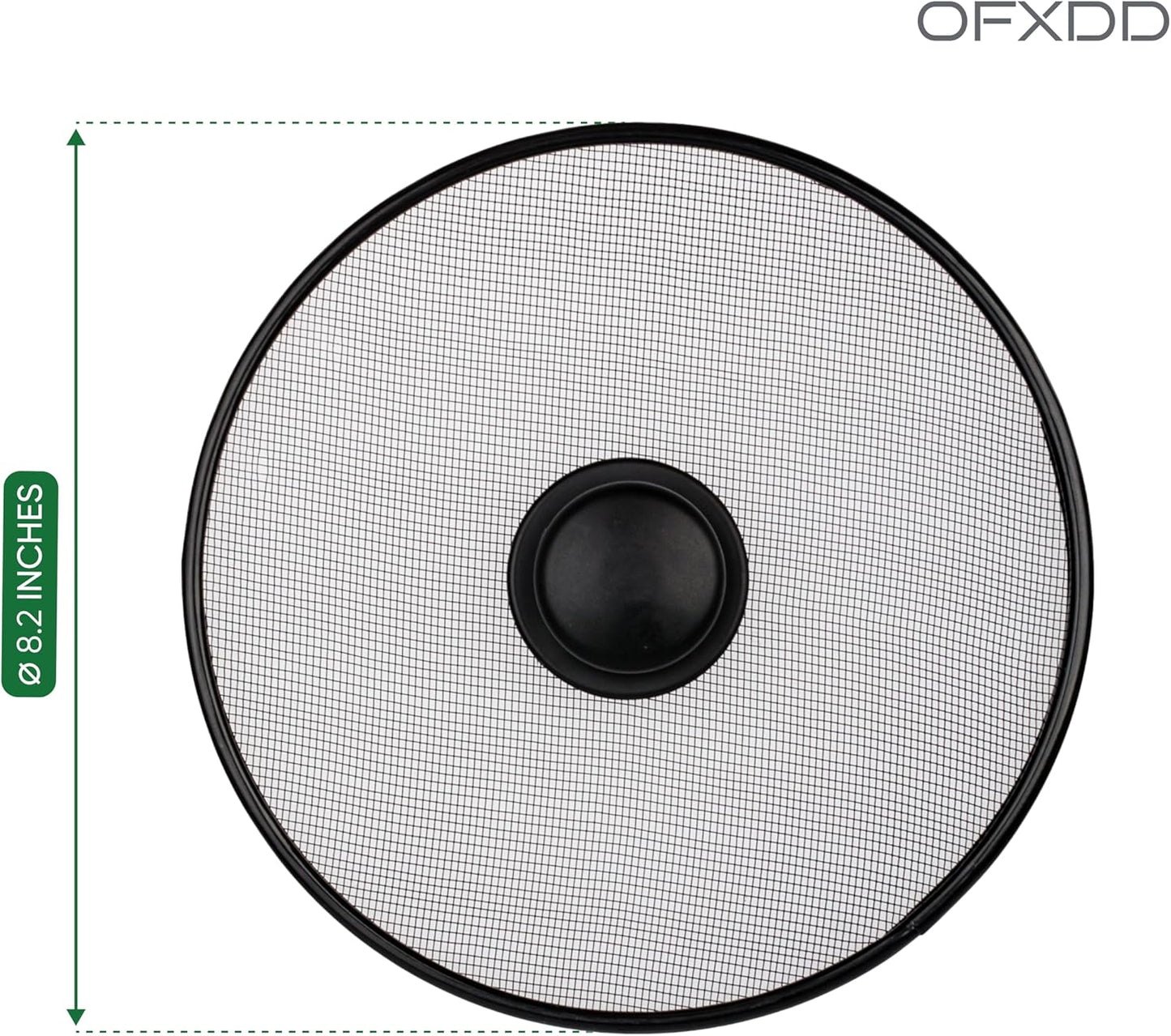Stainless Steel Splatter Screen with Lid for Cooking - Set of 3: 8,2", 10", 11,4" - Splatter Grease Guard for Kitchen Stove - Anti Oil Splash Frying Shield