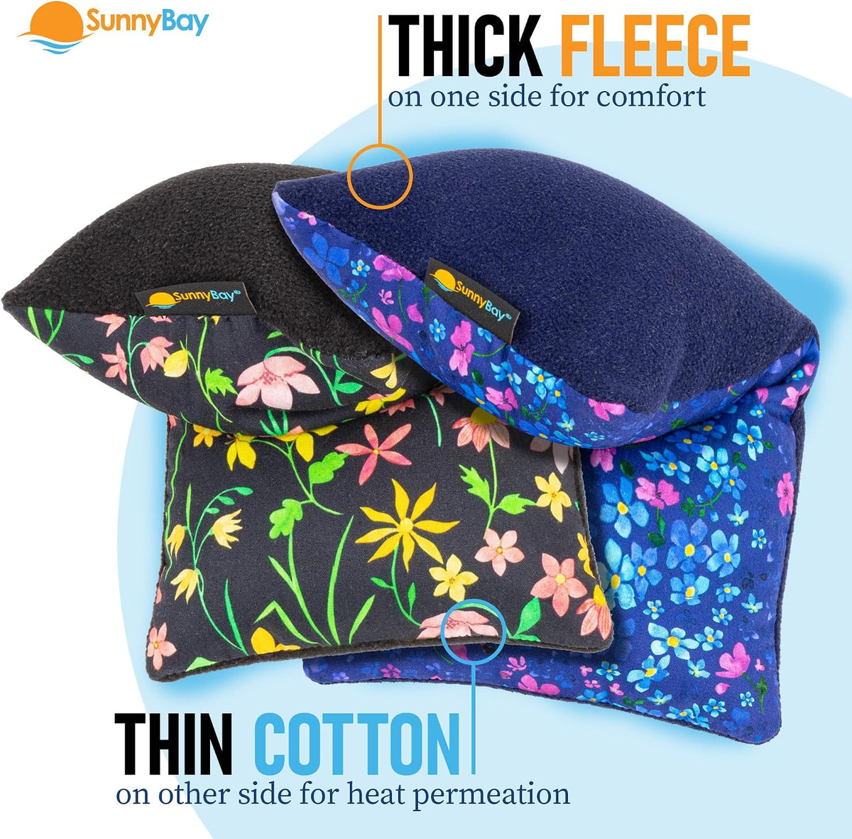 SunnyBay Heating Pad, Neck and Shoulder Wrap, 6x11 inch, Pink