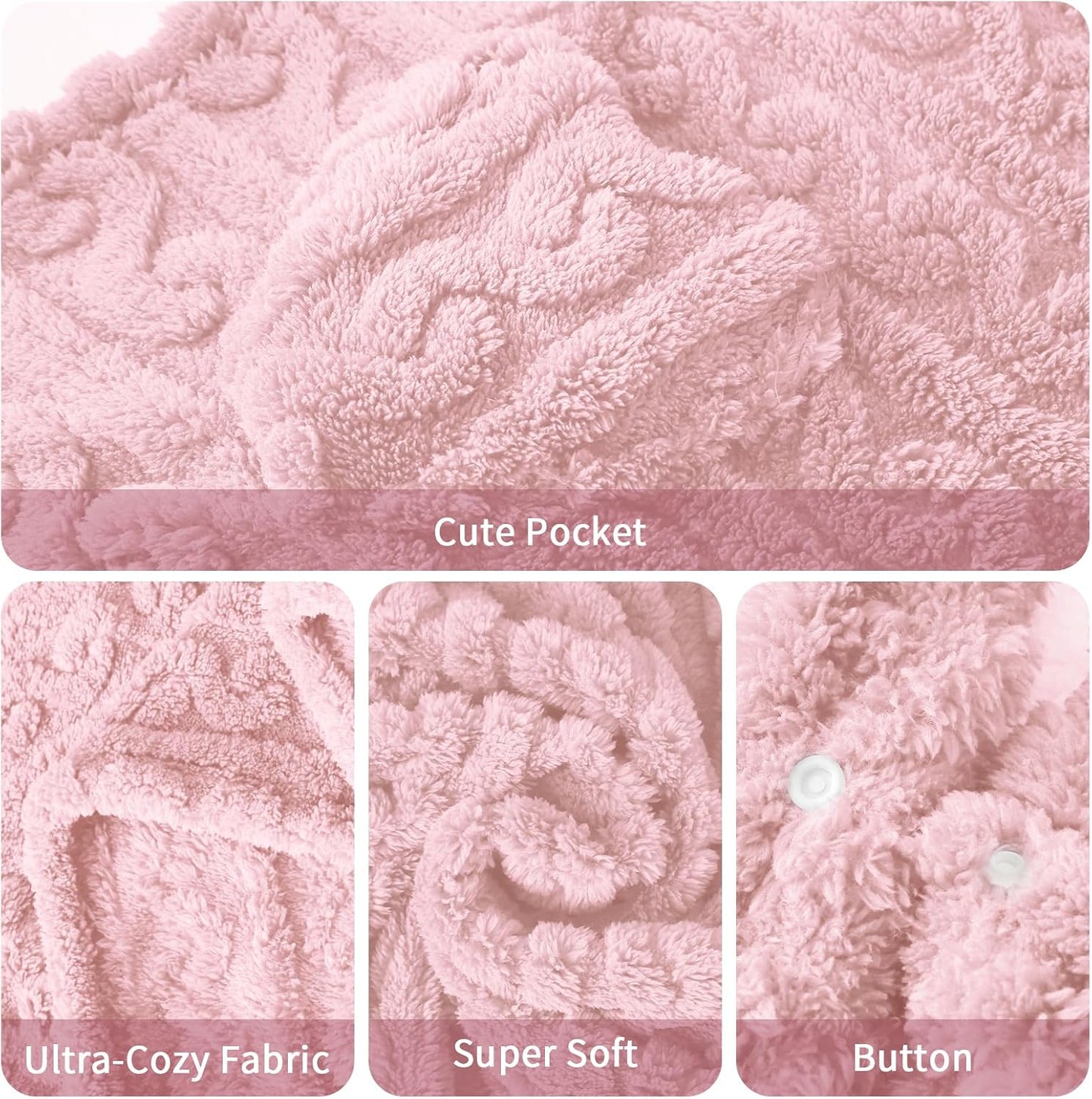 Wearable Blanket Sherpa Fleece Shawl Blanket with Pockets Blanket Poncho Cape for Adults, Cozy Shawl TV Throw Blankets