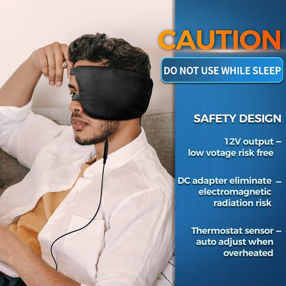 sticro Moist Heat Stye Eye Compress Heating Pad for Single Stye Eye Treatment, Electric Heated Eye Mask for Dry Eyes Relief, Blepharitis-Treatment and Other Eye Irritation