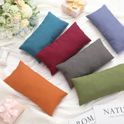 SmoothNovelty 6 Pack Cotton Eye Pillow Cover, for Zipper Yoga Spa