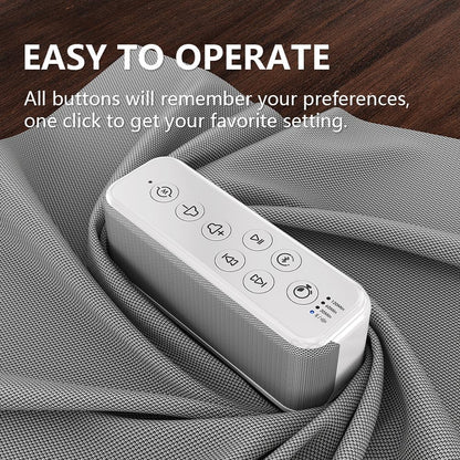 OnLyee White Noise Machine for Office Privacy, USB Rechargeable Sound Machine with 42 Non-Looping Sounds, Auto-Off Timer for Focus, Sleep and Travel