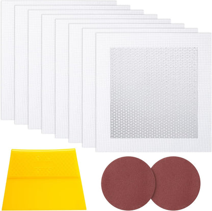 Bates- Drywall Repair Kit, 16 pcs, Aluminum Wall Repair Patch Kit | for Wall Hole Repair, Sanding and Patching