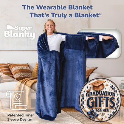 Wearable Blankets for Women & Men, Graduation Day Gift for Her, Cozy Gifts for Women, Wife Birthday Gifts Ideas