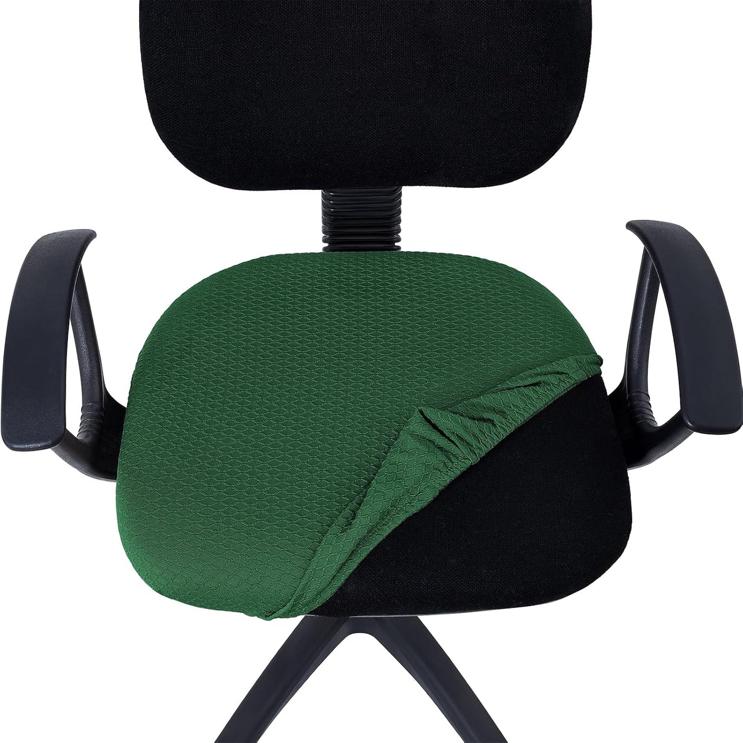 Smiry Office Computer Chair Armrest Covers, 2PCs Anti-dust Arm Rest Pad | Removable Washable Desk Chair Arm Pad Covers, Grey
