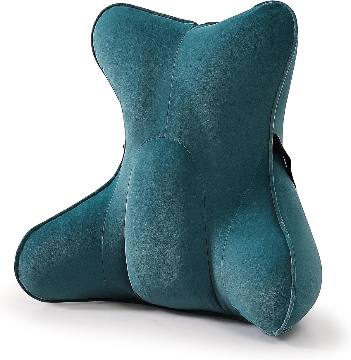Back Pillow for Couch and Recliner, Lumbar Support Pillow for Sofa Sitting, Back Support Cushion for Office Chair, Ergonomic Back Cushion for Sitting Comfort, Slate Blue