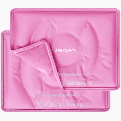 APEXUP Gel Ice Packs for Injuries Reusable, Flexible Double Sided Cold Packs for Injuries, Ice Pack for Knee, Shoulder, Back, Hip, Leg, Arm (Blue, 11.5"x7.5", 1PK)