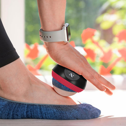 Nobility Massage Ball Roller– Ice Cold and Hot for Deep Tissue and Sore Muscle Relief of Stiffness and Stress, Body, Neck, Back, Foot, Plantar Double Black